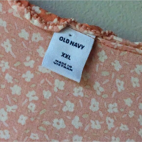 Old Navy Ditzy‎ Floral Sleeveless Soft Wash Woven Rayon Swing Dress Plus Sz XXL - Picture 8 of 13